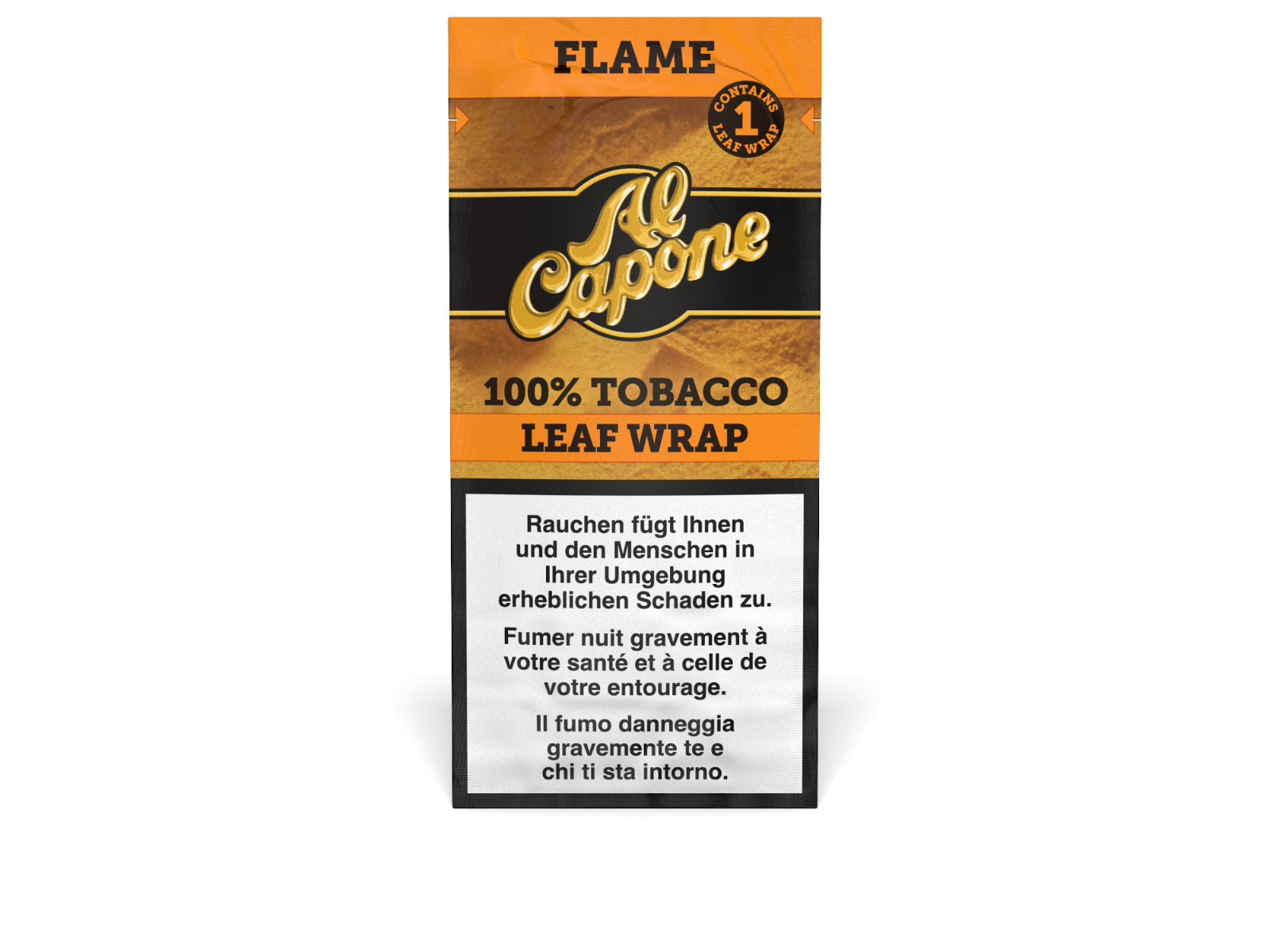 AL CAPONE TOBACCO WRAPS, FLAME