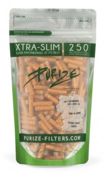 PURIZE Aktivkohlefilter 'SPION' 1x250er, 5.9mmØ, XTRA Slim Size