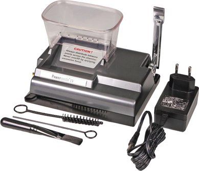 POWERMATIC 4 STOPFMASCHINE MIT EINFÜLLTRICHTER