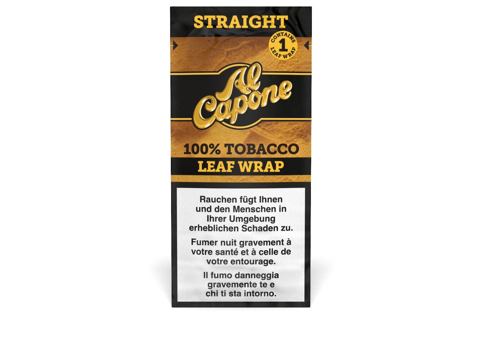 AL CAPONE TOBACCO WRAPS, STRAIGHT