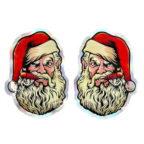 100 Stk. Alugrips Angry Santa Design 10x14cm