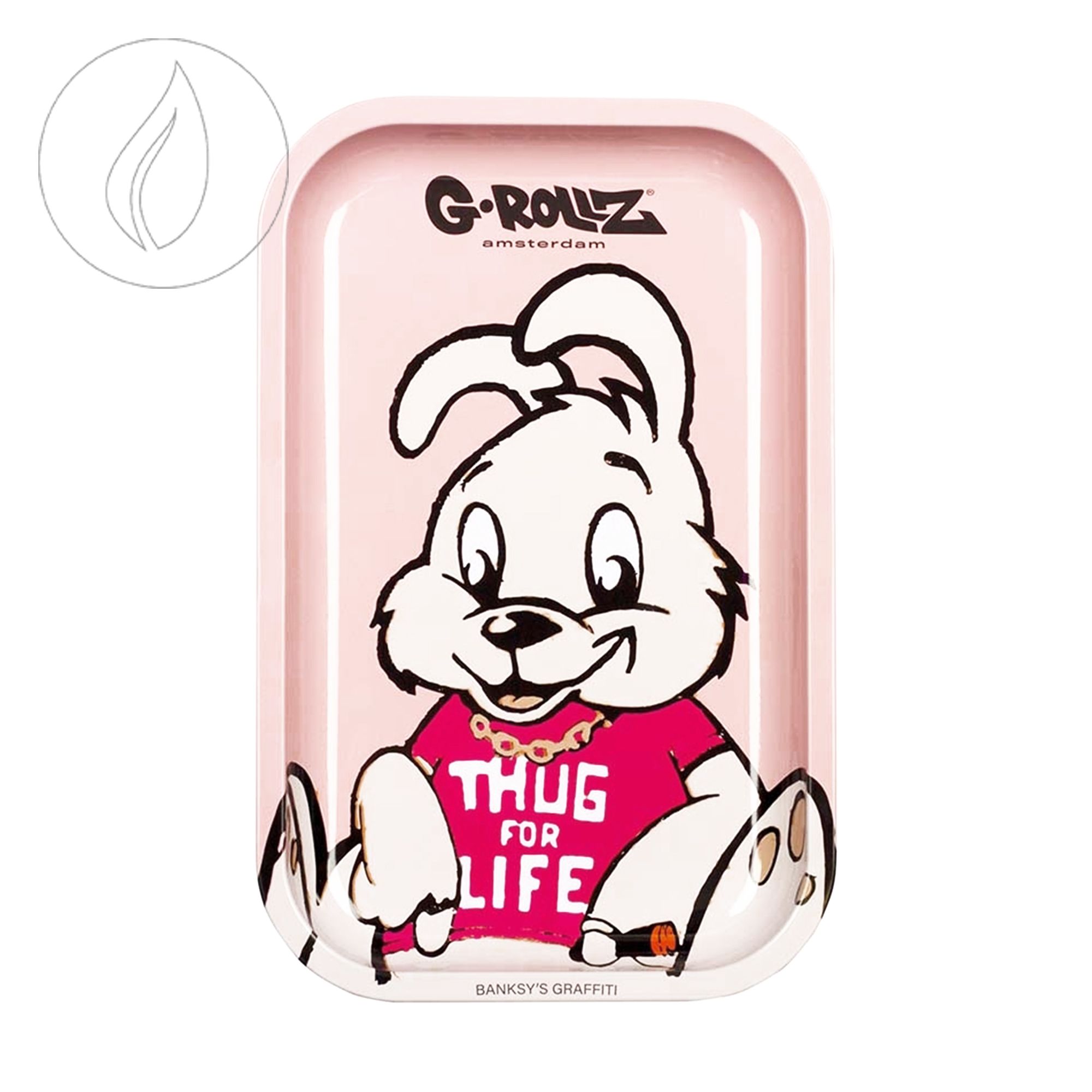 G-Rollz | Banksy's Thug for Life Rolling Tray Medium 175 x 275mm