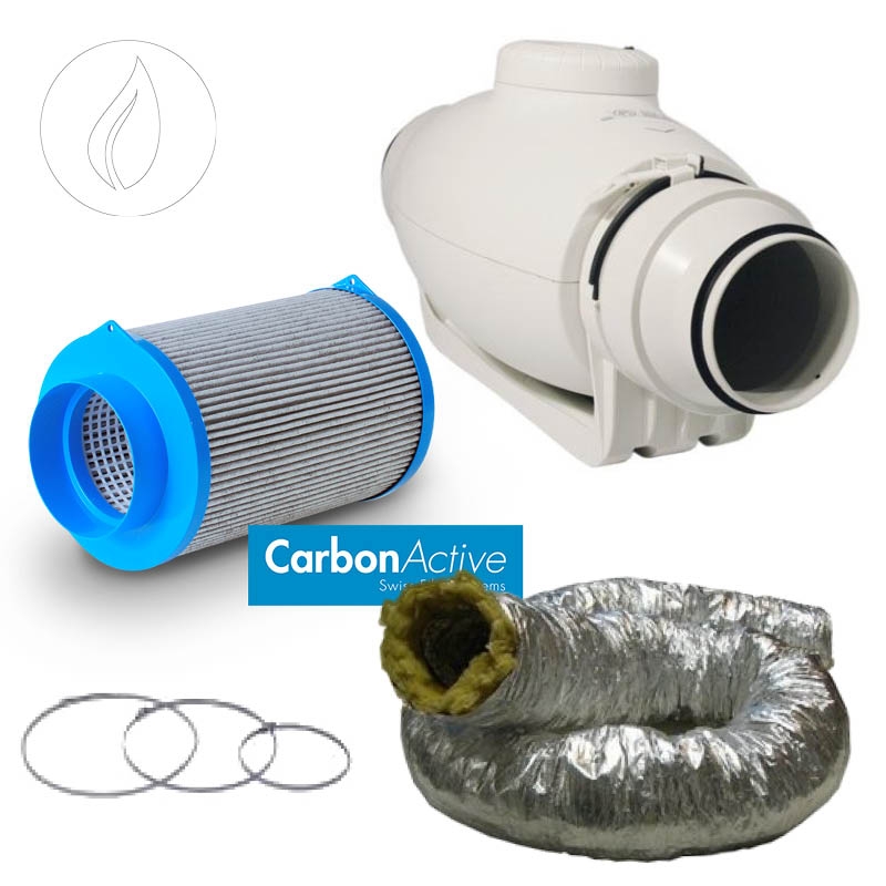 Abluftset S&P Silent 880m3/h 200mm
