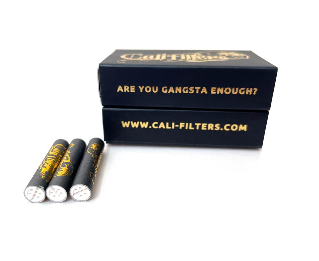 Cali Filters - Aktivkohle Filter - 6mm - Box - 20 Stück