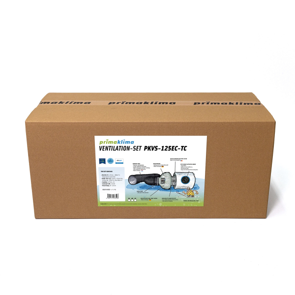 Prima Klima Ventilation Set Temp. controlled 125 480 m³/h.