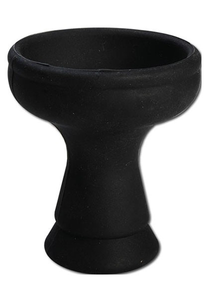 Shisha Kopf aus Silikon Schwarz gross
