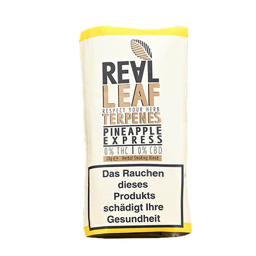 Real Leaf ~ Pineapple-Express nikotinfreier Tabakersatz ~ 20g