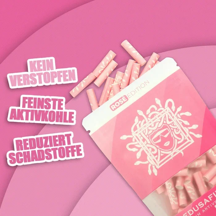 MedusaFilters - 50er Pack - ROSÉ